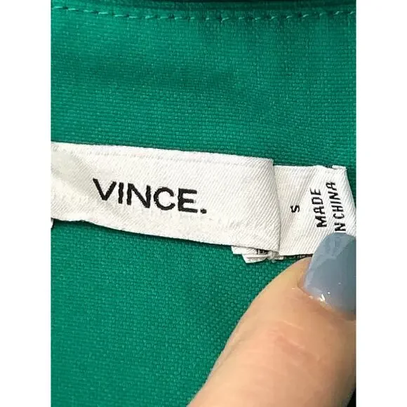 Vince. Dress/tunic Above knee Pop-over V-neck Drop sleeves pockets size s - Picture 7 of 9